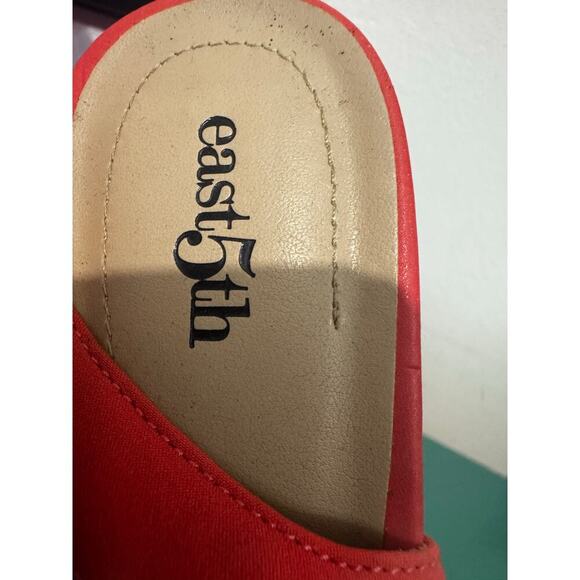 East 5th EF Neville Red Strappy Peep Toe Slingback Heels Size 9M – Gently Used - Picture 5 of 5